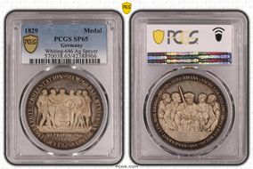 1829 Medal  Whiting-646 Ag Speyer SP65