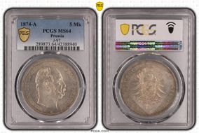 1874-A 5 Mk J-97 MS64