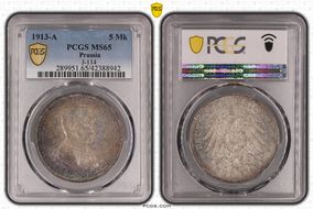 1913-A 5 Mk J-114 MS65