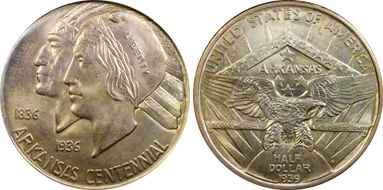 1939-S 50C Arkansas MS67