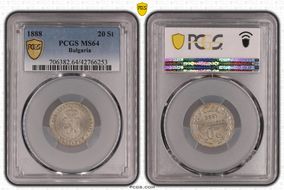 1888 20 St KM-11 MS64