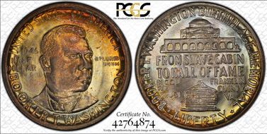 1946 50C Booker T. Washington MS67+