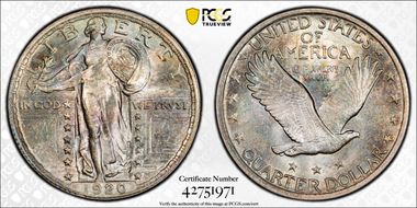 1920 25C Clashed Dies, FS-401 MS65FH