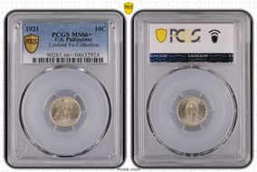 1921 10C MS66+