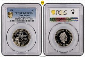 2021 £2 Sir Walter Scott PR68DCAM