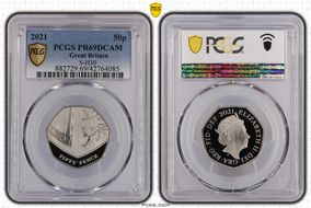 2021 50p S-H30 PR69DCAM