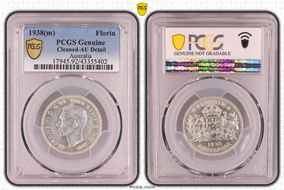 1938(m) Florin KM-40  Ag N1