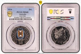 2014 50C AIATSIS MS68