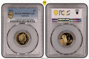 2012 $2 PR69DCAM