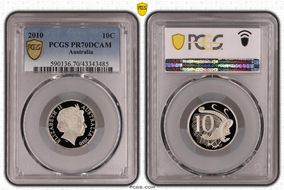 2010 10C PR70DCAM