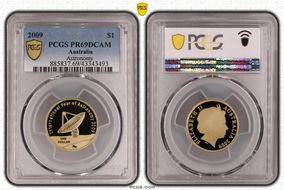 2009 $1 Astronomy PR69DCAM