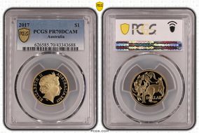 2017 $1 PR70DCAM