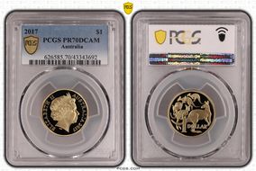 2017 $1 PR70DCAM