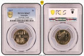 2017 $1 Kokoda Track MS67