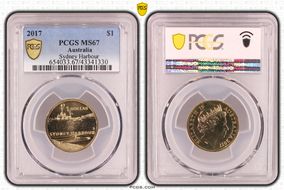 2017 $1 Sydney Harbour MS67