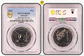 2011 50C National Service MS68