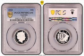2003 10C Silver PR70DCAM