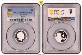 2005 $2 Silver PR69DCAM