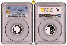 2003 $2 Ag PR69DCAM