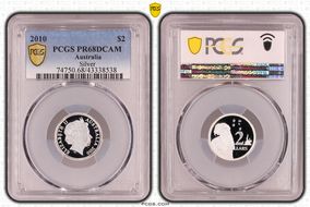 2010 $2 Silver PR68DCAM