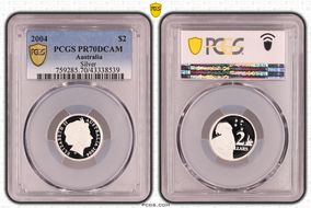 2004 $2 Silver PR70DCAM