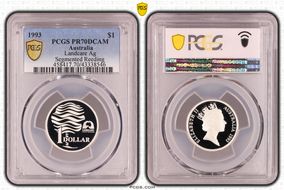 1993 $1 Landcare Ag Segmented Reeding PR70DCAM