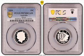 2004 10C Silver PR70DCAM