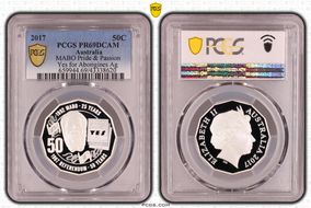 2017 50C MABO Pride & Passion Yes for Aboriginals Ag PR69DCAM