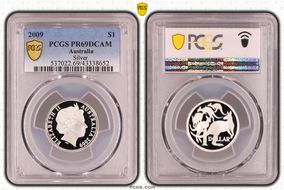 2009 $1 Silver PR69DCAM