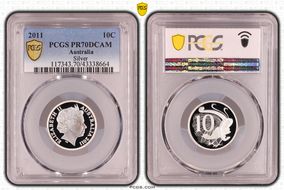 2011 10C Silver PR70DCAM