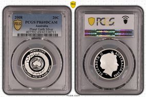 2008 20C Planet Earth Silver PR69DCAM