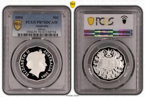 2004 50C Silver PR70DCAM