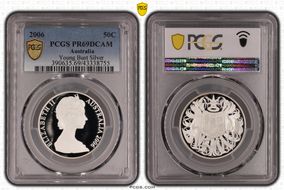 2006 50C Young Bust Silver PR69DCAM