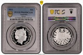 2011 50C Silver PR69DCAM