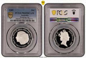 1989 50C Wedding Ag PR69DCAM