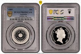 1989 50C Jubilee Ag PR69DCAM