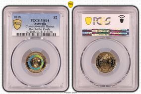 2018 $2 Commonwealth Games Borobi the Koala MS64