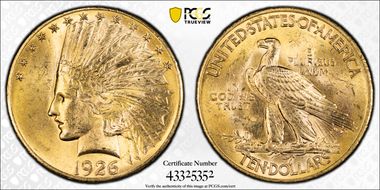 1926 $10 MS64