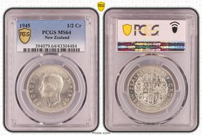 1945 1/2 Cr MS64