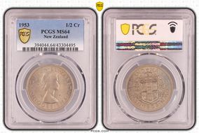 1953 1/2 Cr MS64