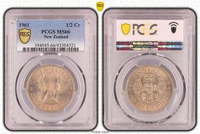 1961 1/2 Cr MS66