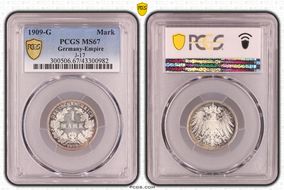 1909-G Mark J-17 MS67