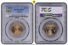 1979 10 Fr Tranche A MS67