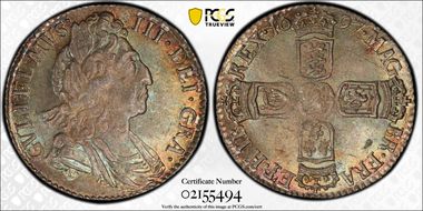 1697 6D S-3538 3rd Bust Large Crowns MS64+