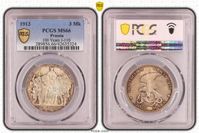 1913 3 Mk 100 Years J-110 MS66