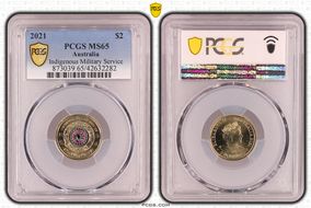 2021 $2 Indigenous Military Service Colorized MS65