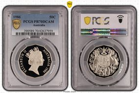 1986 50C PR70DCAM
