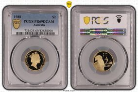 1988 $2 PR69DCAM