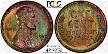 1956-D 1C MS66BN