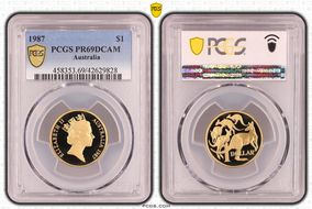1987 $1 PR69DCAM